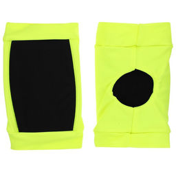 Наколенники для гимнастики и танцев Grace Dance, с уплотнителем, р. XXS, цвет чёрный/лайм  фото 8