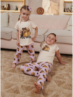 Детская пижама для девочек Indefini (Арт.951000-2146GTD)