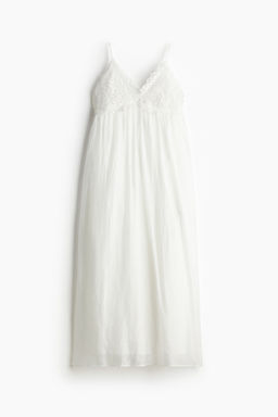 Vestido de tirantes con detalle bordado - H&m фото 9
