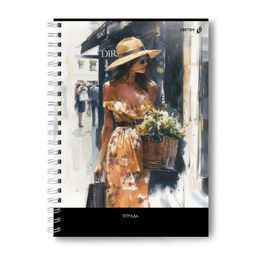 Светоч Т129 Тетрадь ученическая общая, A4 96 л. на гребне 65 г/кв.м , белизна 100 % 4 шт. клетка 01248 Красотка  фото 4