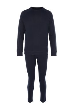 TRENDYOL MAN Lacivert Regular Fit Waffle Orme Pijama Tak?m? TMNAW23PT00015 - Trendyolmilla фото 8