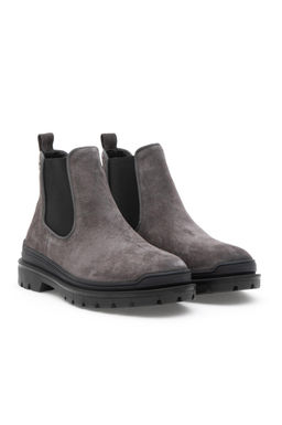 Мужские ботинки антрацитового цвета Неожиданная скидка в корзине