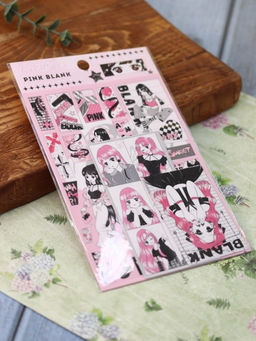 Наклейки "Pink girl"