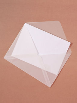 Набор 30 штук конвертов из кальки прозрачные, 11.5×16.5 см, плотность 113 г/м²