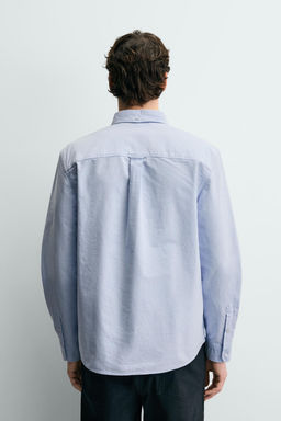 TEXTURED OXFORD SHIRT - Zara фото 3