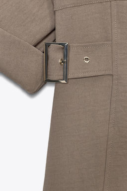 SAFARI SHIRT WITH SIDE BUCKLES - Zara фото 18
