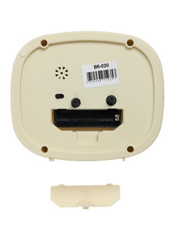 Будильник «Гусь», плавный ход, 12.5×10.5 см, жёлтый