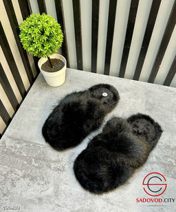 Женские тапочки для дома с мехом