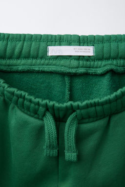 RAISED SLOGAN FLEECE JOGGERS - Zara фото 3