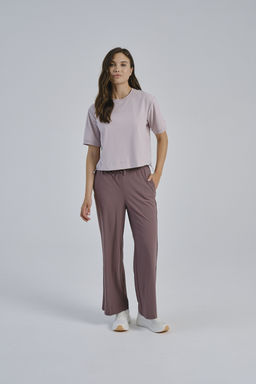 Брюки трикотажные Розовый A-CHILL TOUCH Knit Track Pants - Anta фото 5