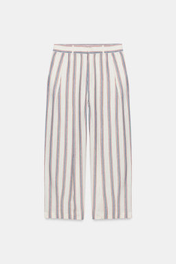 PANTAL?N BALLOON RAYAS ZW COLLECTION / Crudo - Zara фото 6