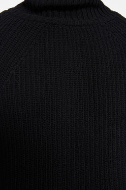 Trendyolmilla Man Ekru Slim Fit Yunlu Bal?kc? Yaka Reglan Kol Basic Triko Kazak TMNAW21KZ0404  фото 4