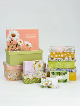 Набор подарочных коробок 10 в 1 Самой нежной, 32.5?20?12.5 - 12?7?4 см