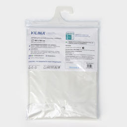 Штора для ванной Mirage,180×180 см, белая