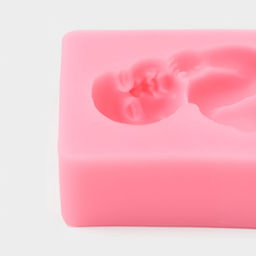 Молд для заливки 3D Пупсик, силикон, 10?6.5 см, розовый - Simaland фото 4