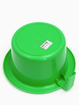 Горшок детский с крышкой, зелёный