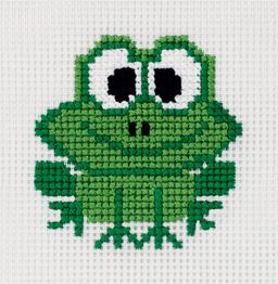 Klart набор для детского творчества 8-478 Детские истории. Лягушка 12 х 12 см