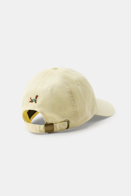GORRA SARGA TEXTO PERRO / Amarillo claro