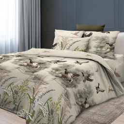 Простыня на резинке 200*200 см, бязь ГОСТ, борт 25 см (Утиная охота) - Ивановотекстиль фото 6