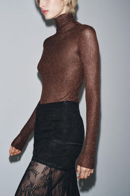 COMBINED GEORGETTE SKIRT - Zara фото 2
