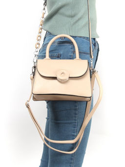 Сумка женская искусственная кожа Ch&K-8618, 1отд, плечевой ремень, бежевый SALE 260453 - Adelia фото 10