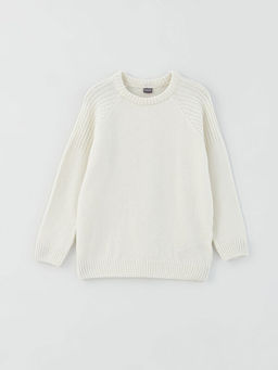 Rahat Kal?p Bisiklet Yaka Basic Erkek ?ocuk Triko Kazak