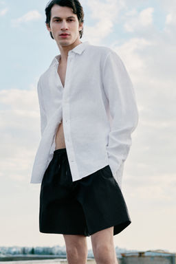 CAMISA DE LINO RELAXED FIT - H&m фото 2