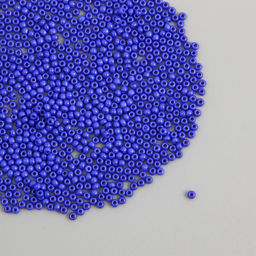 Бисер стекло 12/0 «Синий», ровный №683, 450 г