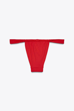 CURTAIN STRING BIKINI BOTTOMS - Zara фото 6