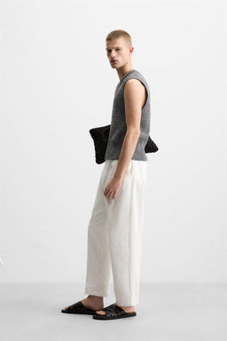 RELAXED FIT KNIT WAISTCOAT - Zara фото 4