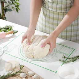 Коврик для выпечки и раскатки теста с разметкой, армированный, силикон, 42?29.5 см, белый - Simaland фото 3