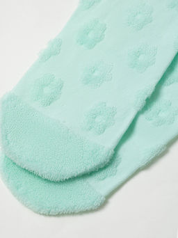 Цена за 2 пары. Носки Теплые CONTE COMFORT Махровые носки из хлопка с объемными рисунками бледно-бирюзовый - Conte elegant фото 6