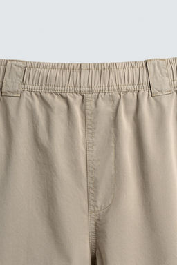 PANTAL?N RELAXED FIT ALGOD?N / Tostado - Zara фото 9