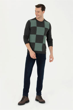 Мужской свитер антрацитового меланжа - U.s. polo assn фото 11