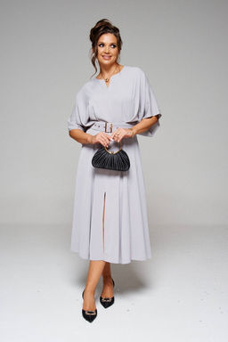 Платье 6213 серый - Beautiful and free фото 5