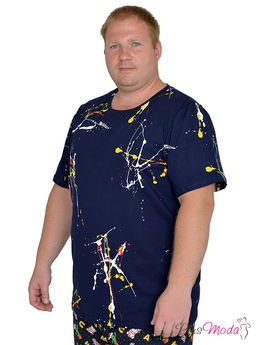 Футболка Модель №1306 размеры 44-84 - Plusmoda фото 2