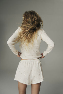 Pijama en punto pointelle - H&m фото 6