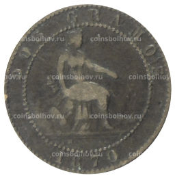2 сентимо 1870 года Испания