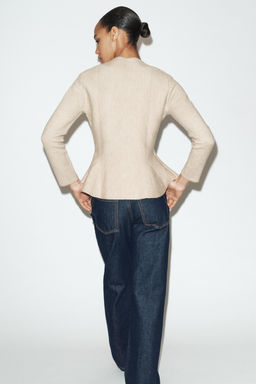 PEPLUM CARDIGAN - Zara фото 5