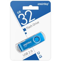 Флеш-накопитель 32Гб "Smartbuy Twist" Blue