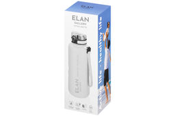 Бутылка для воды 1,5 л 10*10*28,5 см"Style Matte" с углублениями д/пальцев белая