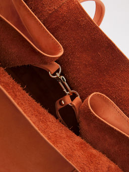 Женский шоппер MAISON DAVID EMMA Артикул 4661384, персиковый  фото 4