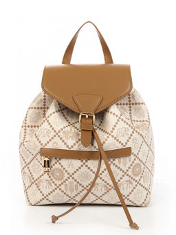 LACCOMA рюкзак АС7304-Россия-кремовый эко кожа хлопок