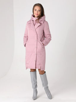 24328 Полупальто дем. розовый - Dizzyway фото 2