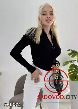 Водолазка на молнии женская