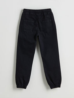 Beli Lastikli Erkek ?ocuk Jean Pantolon