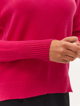 Свитер Дейн (фуксия) One Size - Nadi bordo фото 3