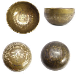 Чаша поющая ЛАКШМИ ручная ковка 9 металлов вес от 651 до 850г d-15-16,5см h-7,5-8,5см ХРУПКОЕ