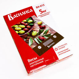 Весы настольные электронные ВАСИЛИСА ВА-015, "Оливки" 5кг