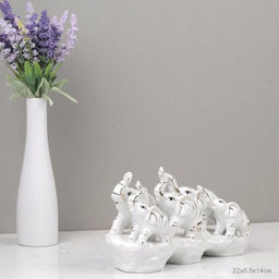 Статуэтка Слоны семья / W124-1W /уп 24/